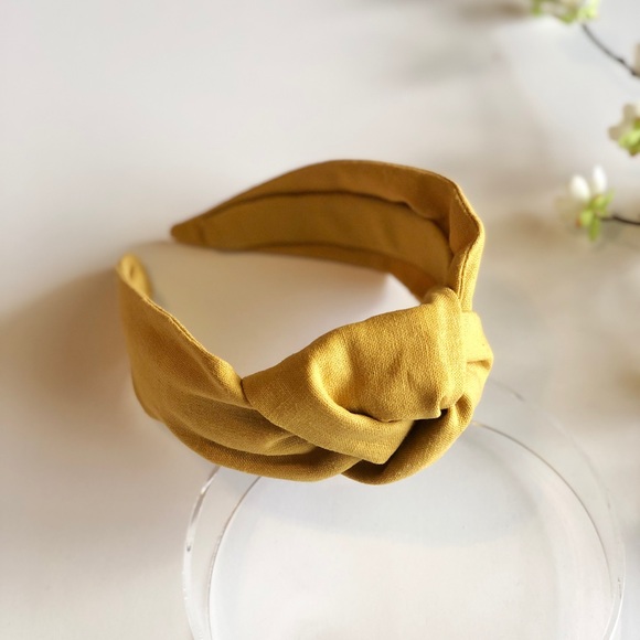 Yobys' Amber Linen Knot Headband - Picture 5 of 6